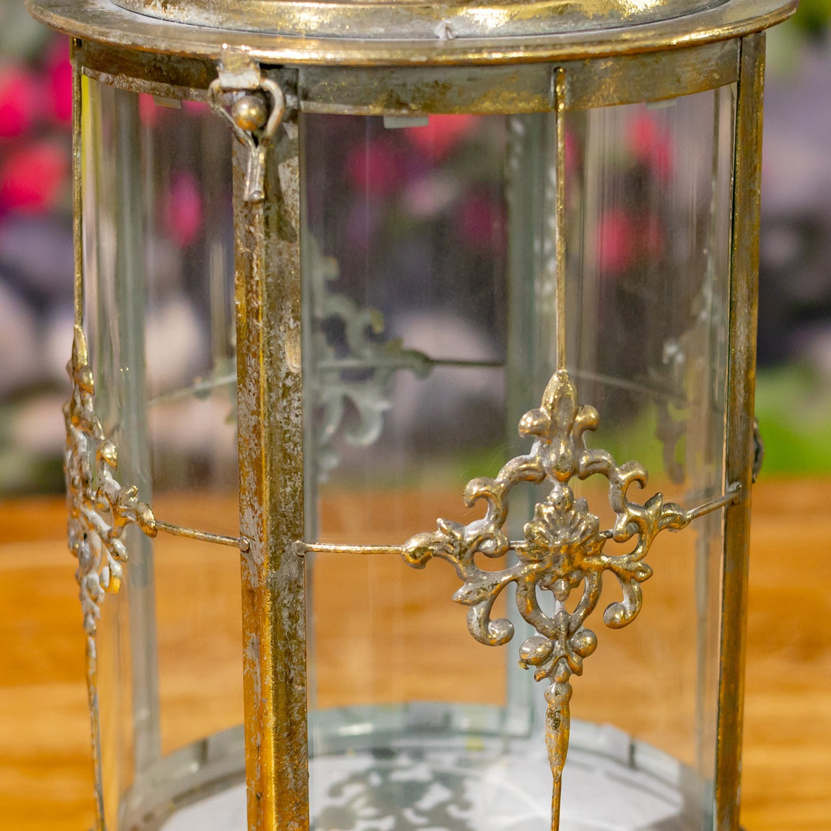 Standing Iron/Glass Terrarium "Montesano"