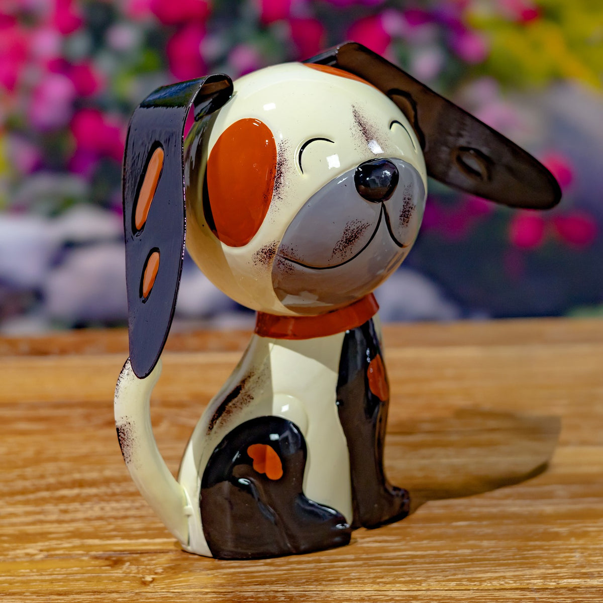 Set of 6 Assorted Metal Dog Figurines "The Puppy Pack"