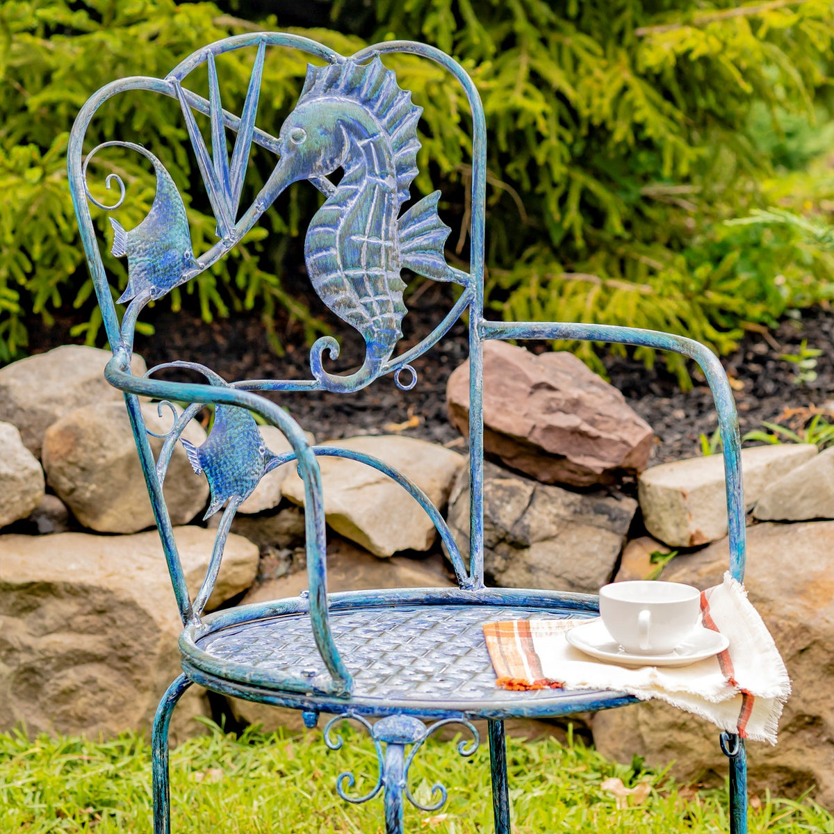 Coastal Sea Creature Armchair (Set of 2)