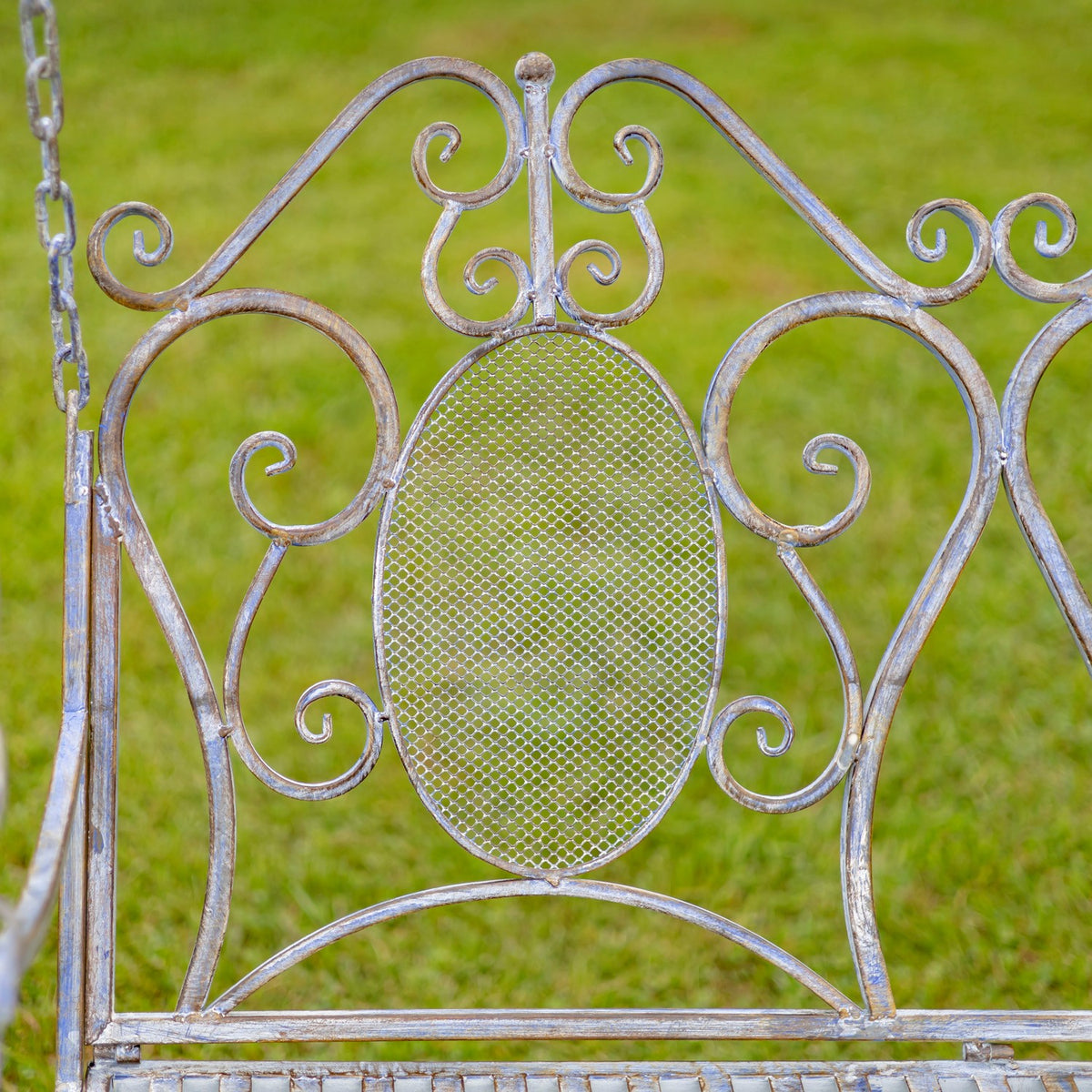 "Giorgi" 92in. Tall Iron Swing Bench