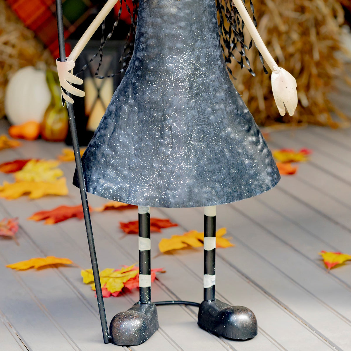 39" Tall Big Eyed Halloween Witch Girl "Stephy"