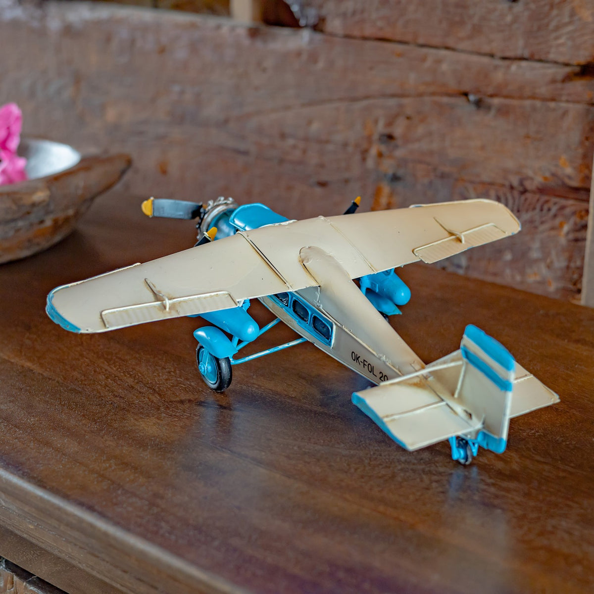 Metal Model Airplane Decor