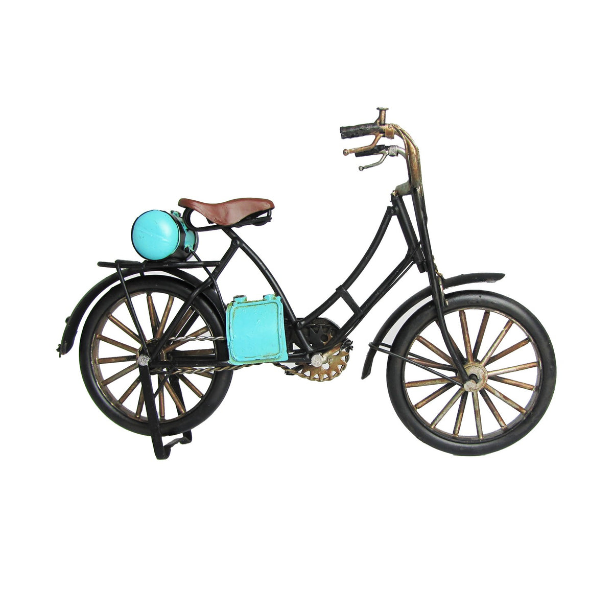 Decorative Metal Model Bicycle in Baby Blue