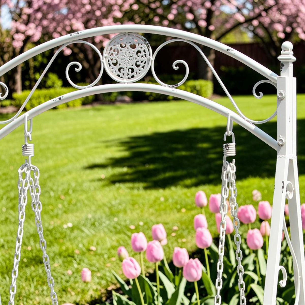 "New York" Iron Swing Chair