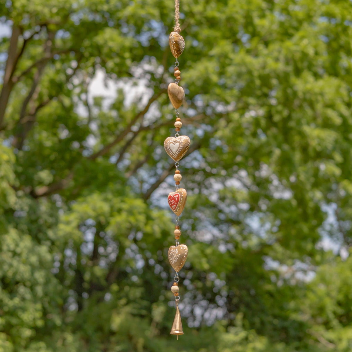 Set of 8 Assorted Hanging Metal Wind Chime Chains