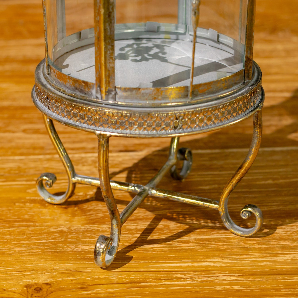 Standing Iron/Glass Terrarium "Montesano"