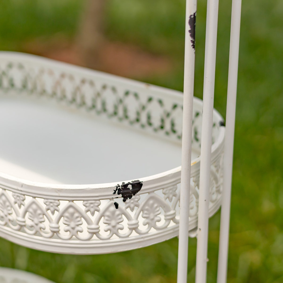 43" Tall Three Tier Iron Plant Stand
