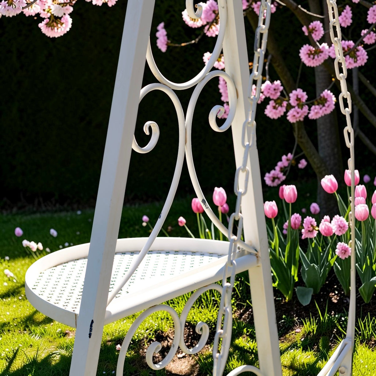 "New York" Iron Swing Chair