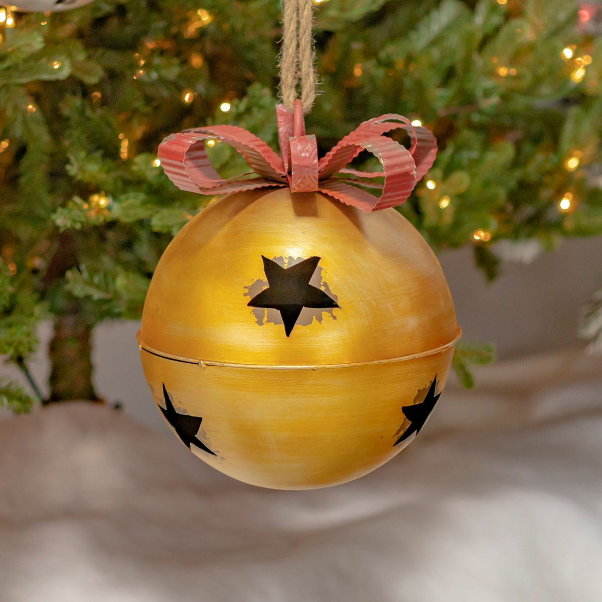 Set of 9 Assorted Large Colorful Christmas Bells