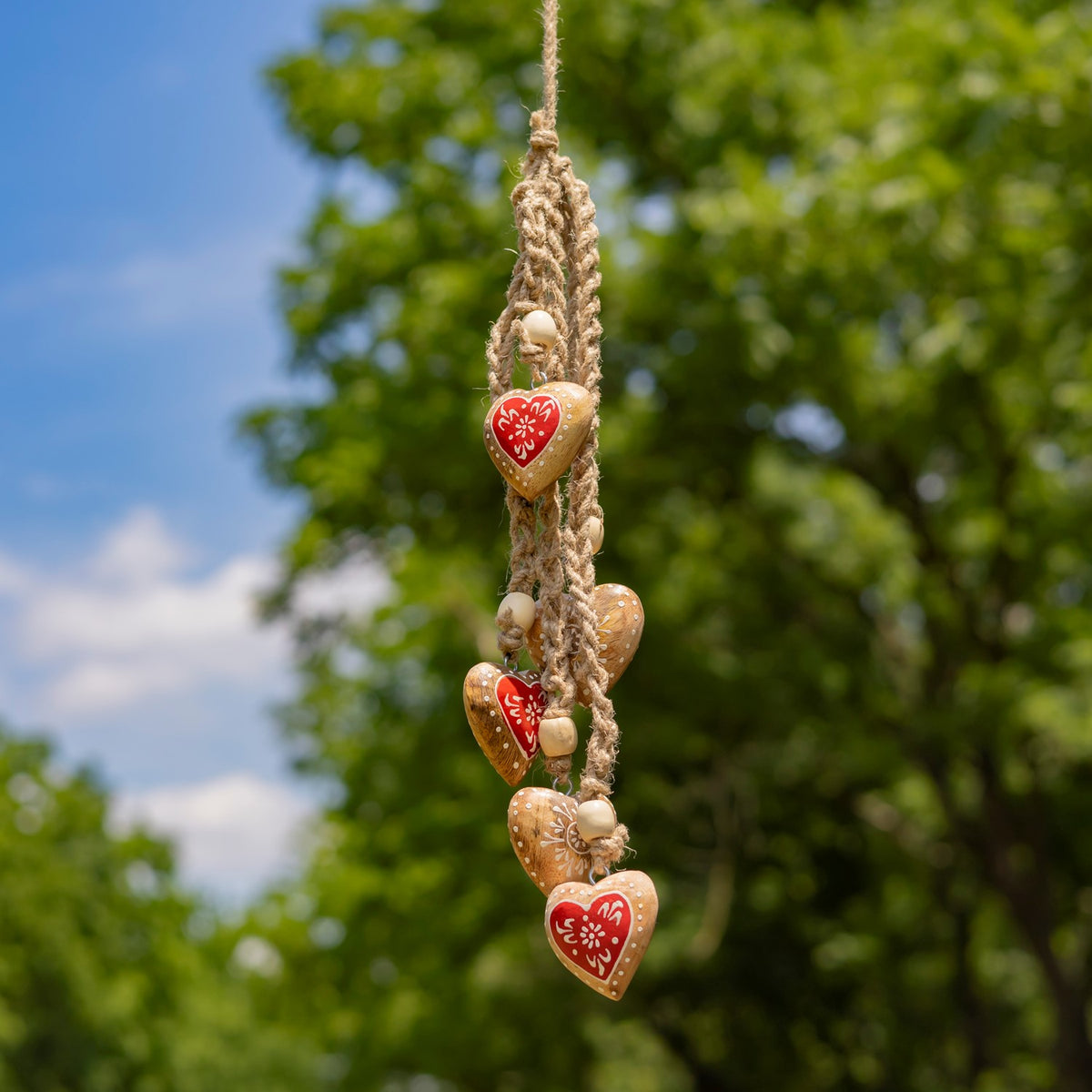 Set of 8 Assorted Hanging Metal Wind Chime Chains