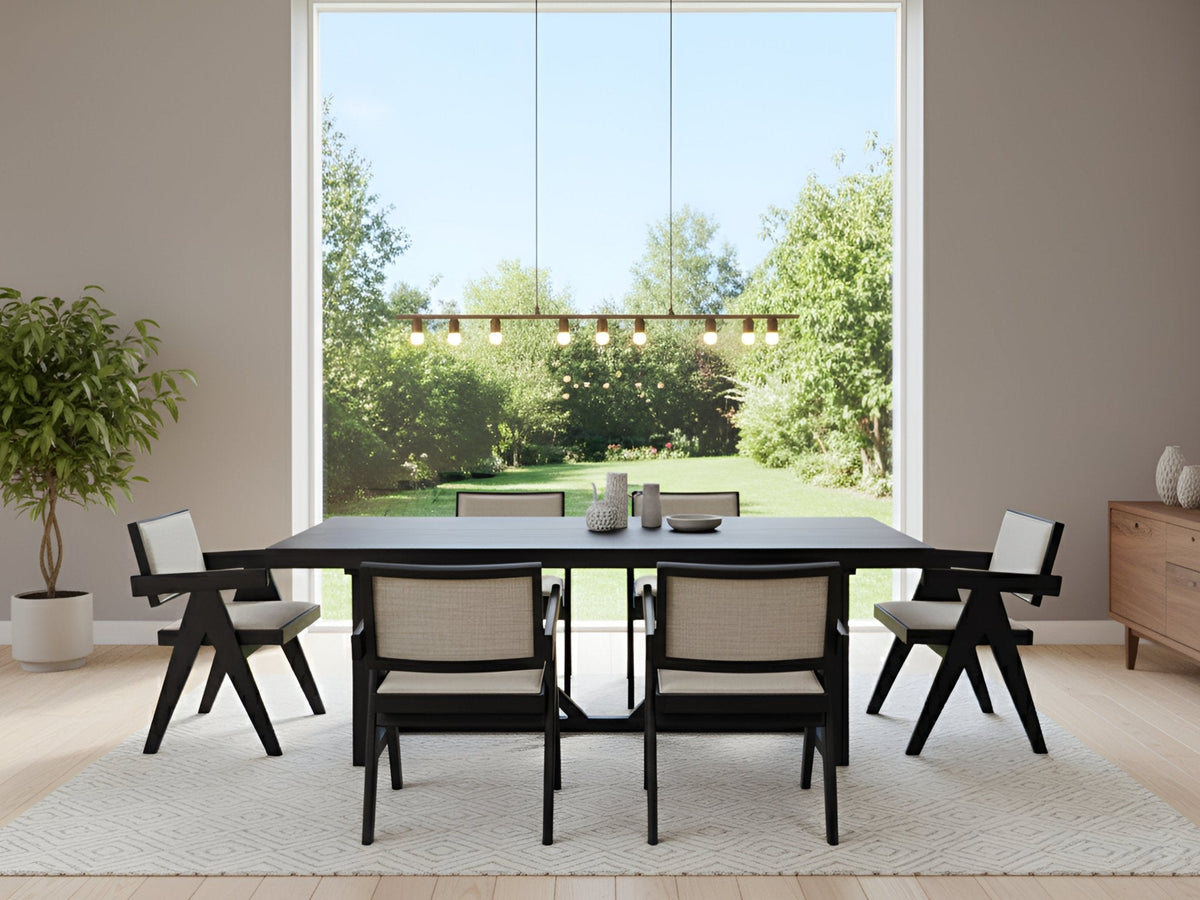 Raquel Rectangular Dining Table - Black