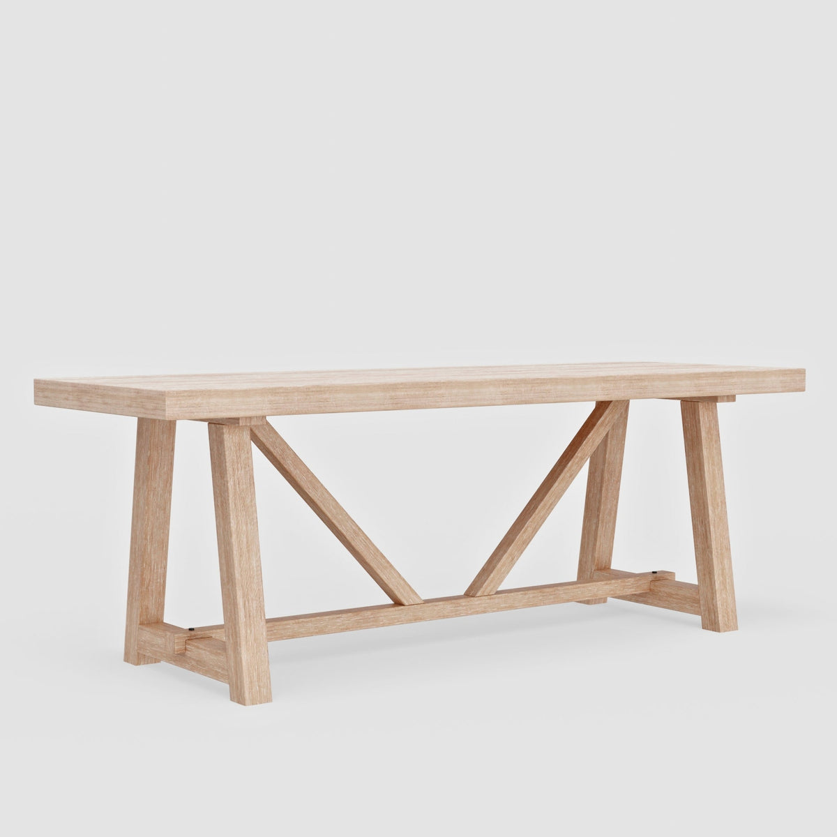 Raquel Rectangular Dining Table - Driftwood