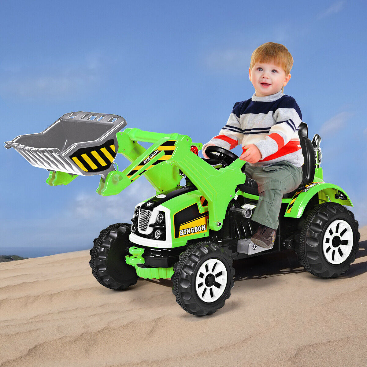 12 V Battery Powered Kids Ride on Dumper Truck