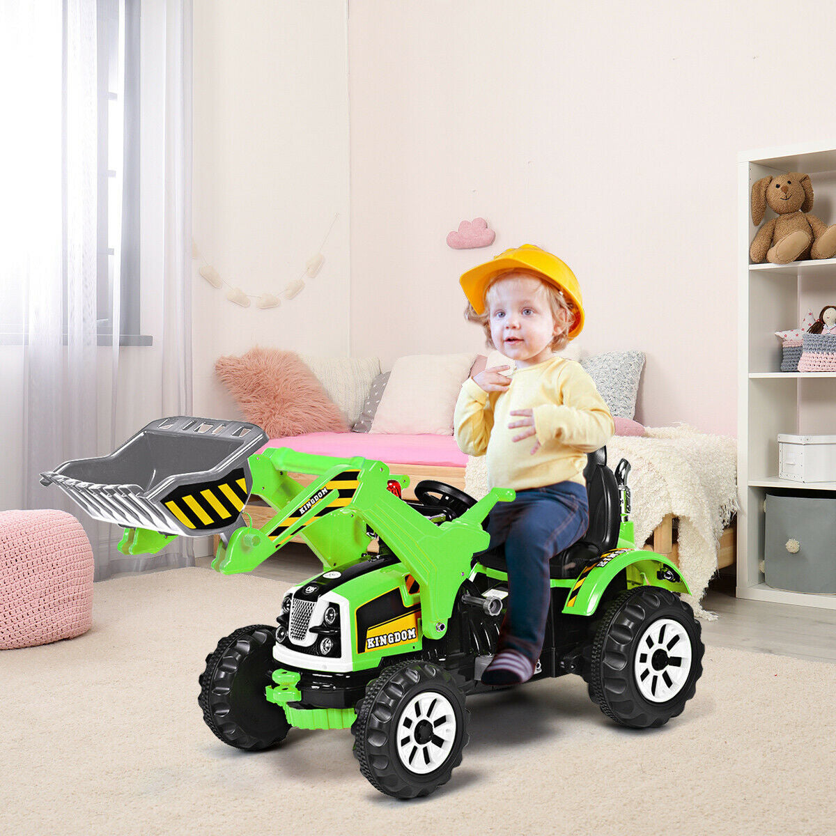 12 V Battery Powered Kids Ride on Dumper Truck