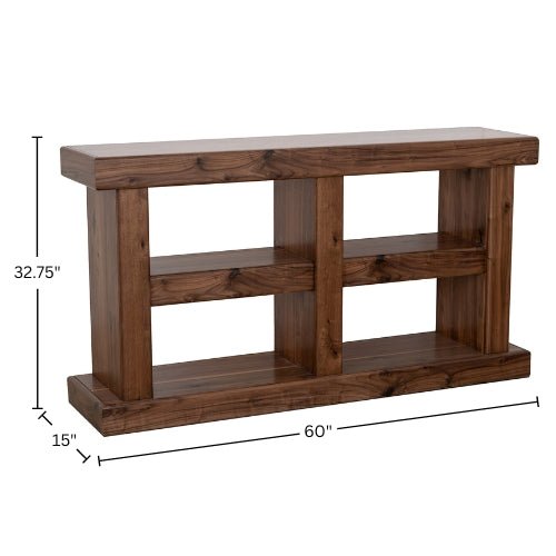 Sequoia 60" Console Table, Walnut