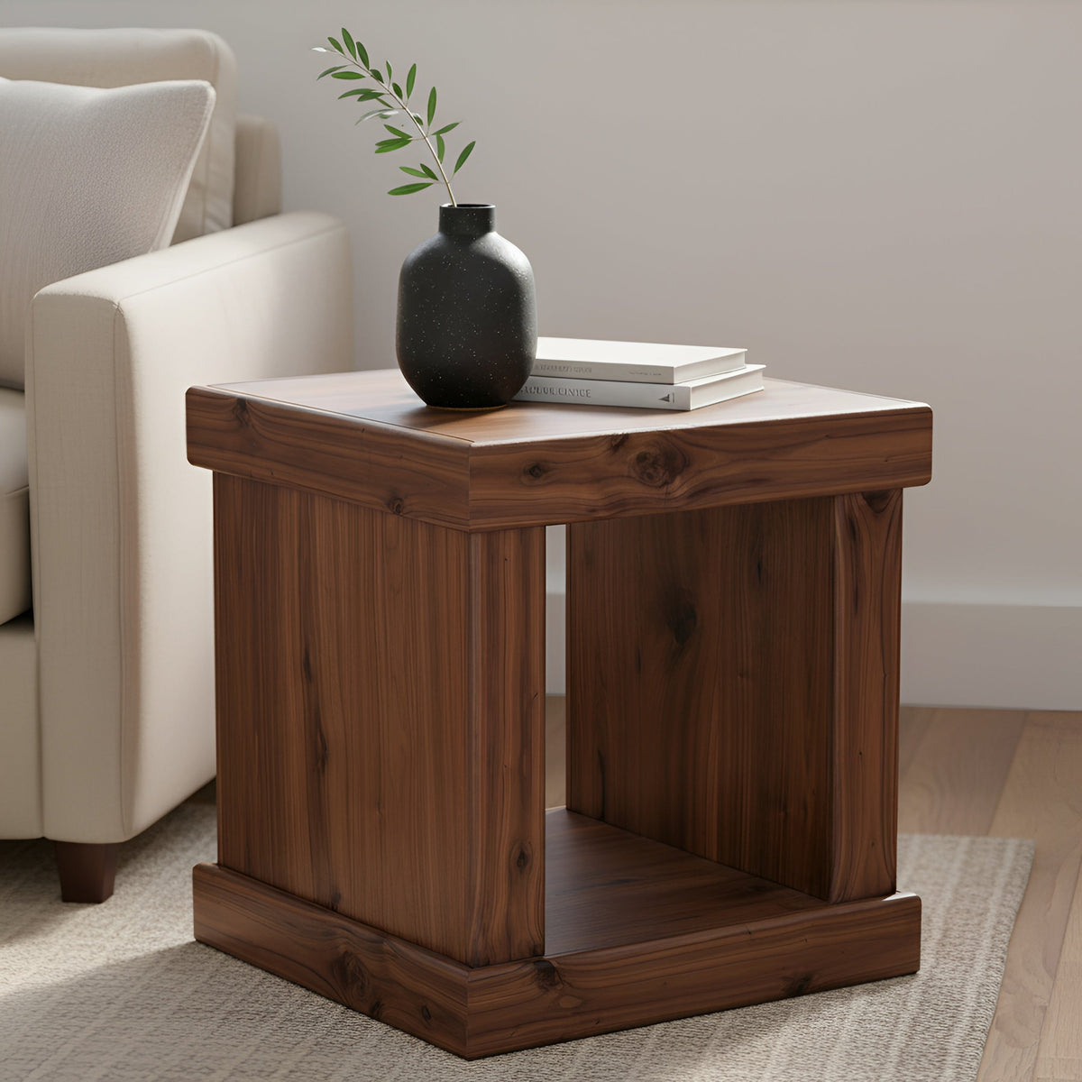 Sequoia End Table, Walnut