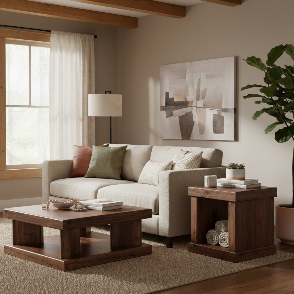 Sequoia End Table, Walnut