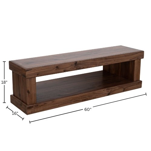 Sequoia Entry Bench, Walnut