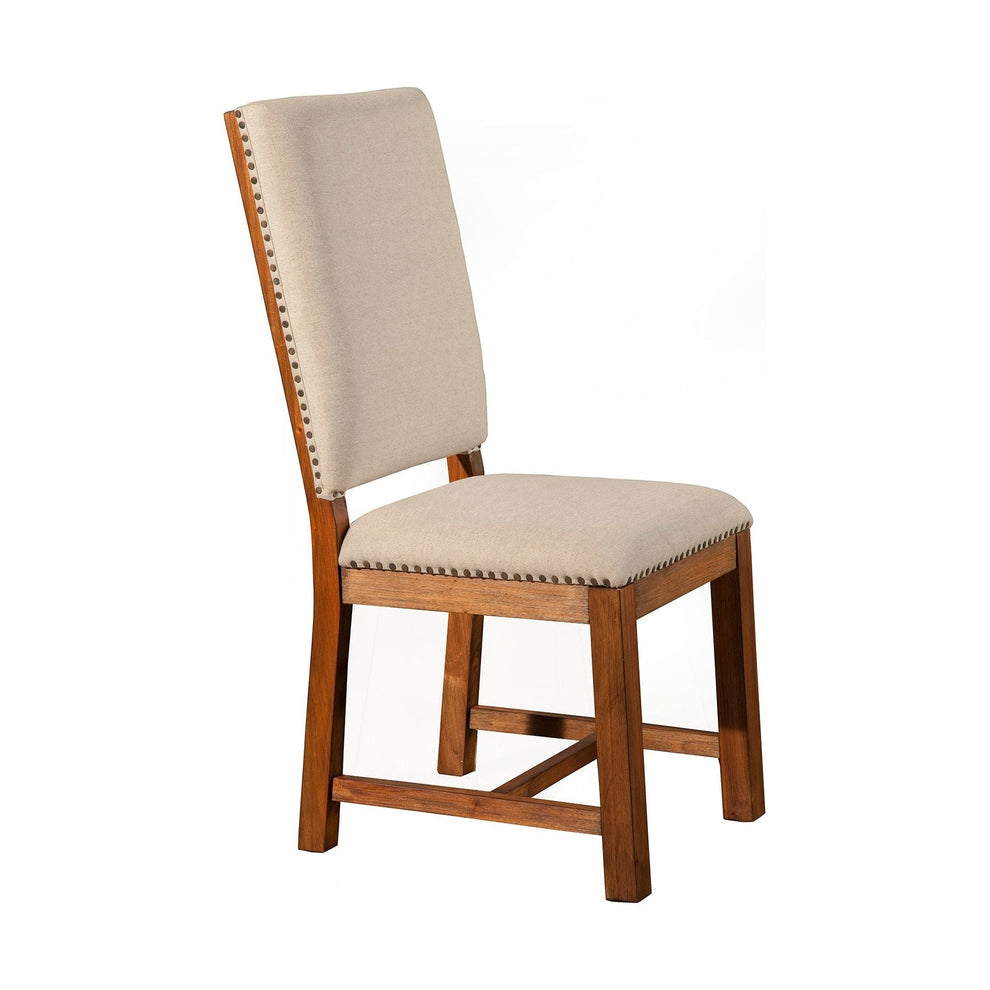 Shasta Set of 2 Upholstered Dining Side Chairs, Salvaged Natural