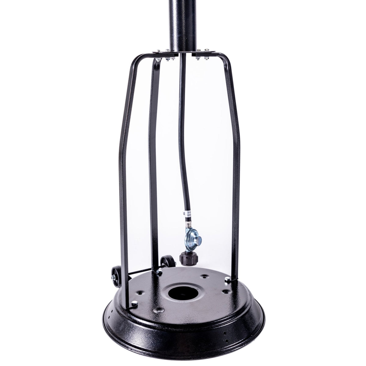 Solara Standing Patio Heater, Hammered Black