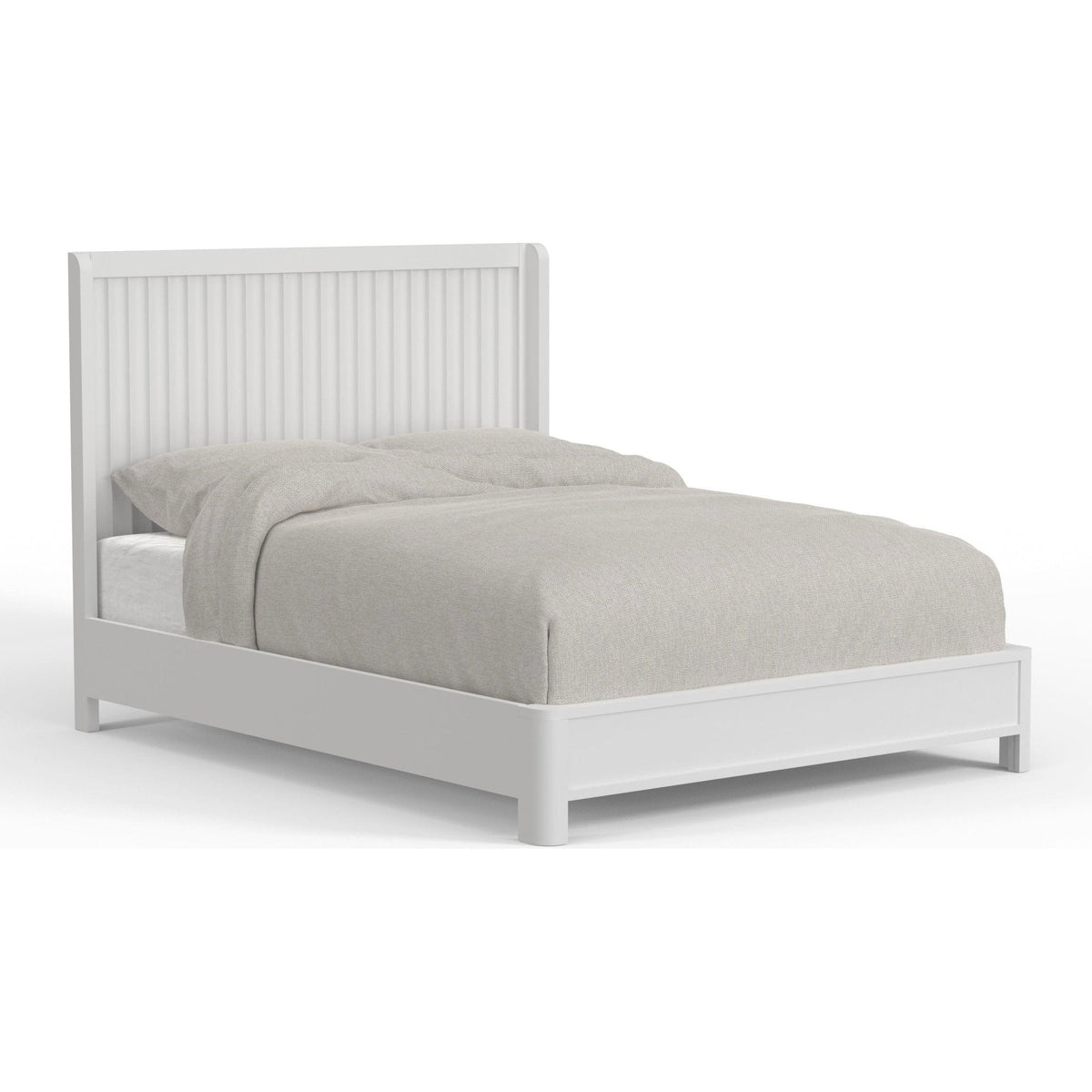Stapleton Queen Panel Bed, White