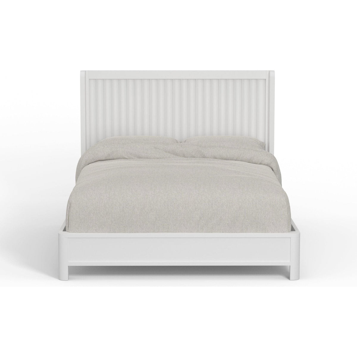 Stapleton California King Panel Bed, White