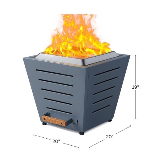 Terra 20" Smokeless Fire Pit, Slate Gray
