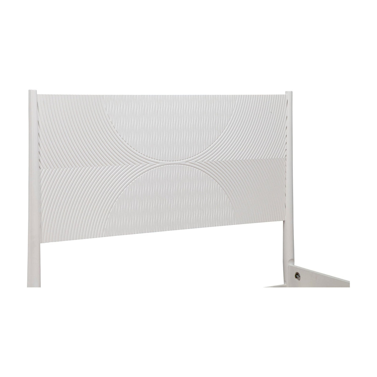 Tranquility Queen Panel Bed, White