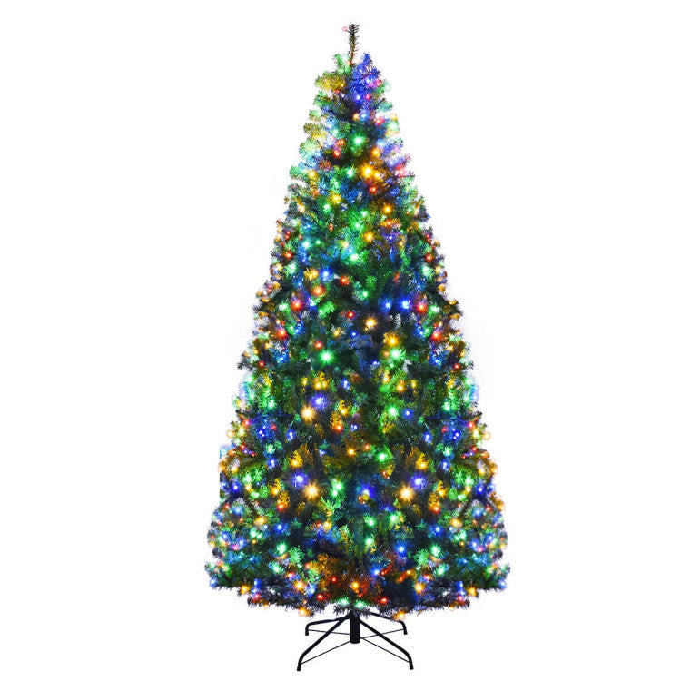 Complete Holiday Living Room Decor Set- Includes 60" Smart WiFi Electric Fireplace 7ft Artificial Christmas Tree & Set o
