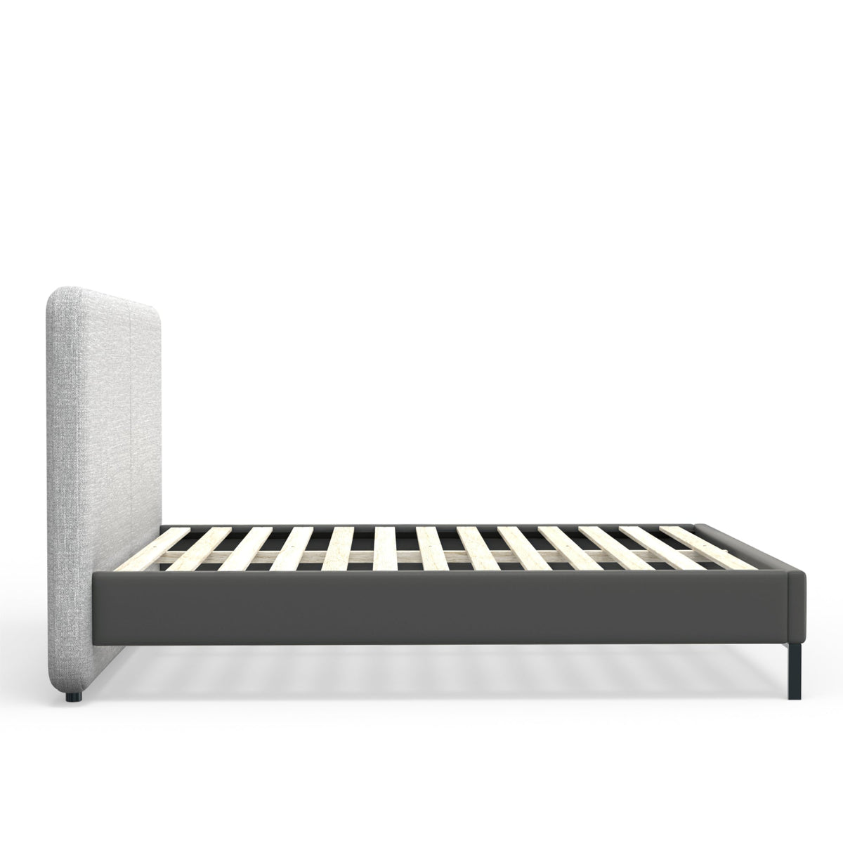 Walden Standard King Bed, Light & Dark Grey