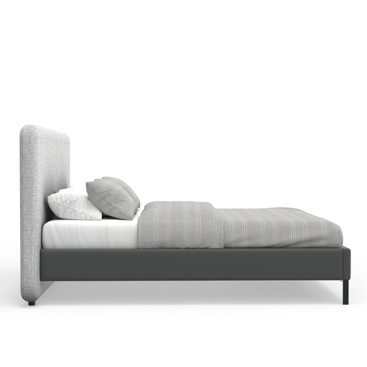 Walden Standard King Bed, Light & Dark Grey