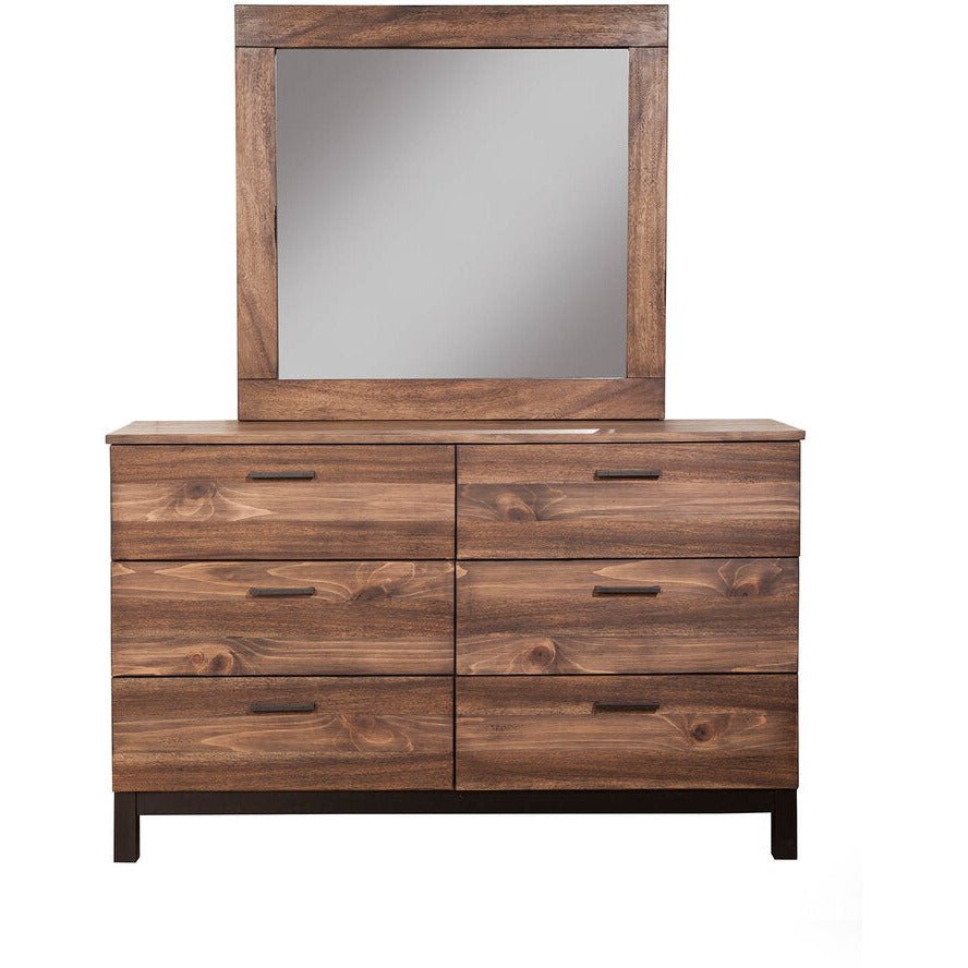 Weston Dresser Mirror, Rustic Pine