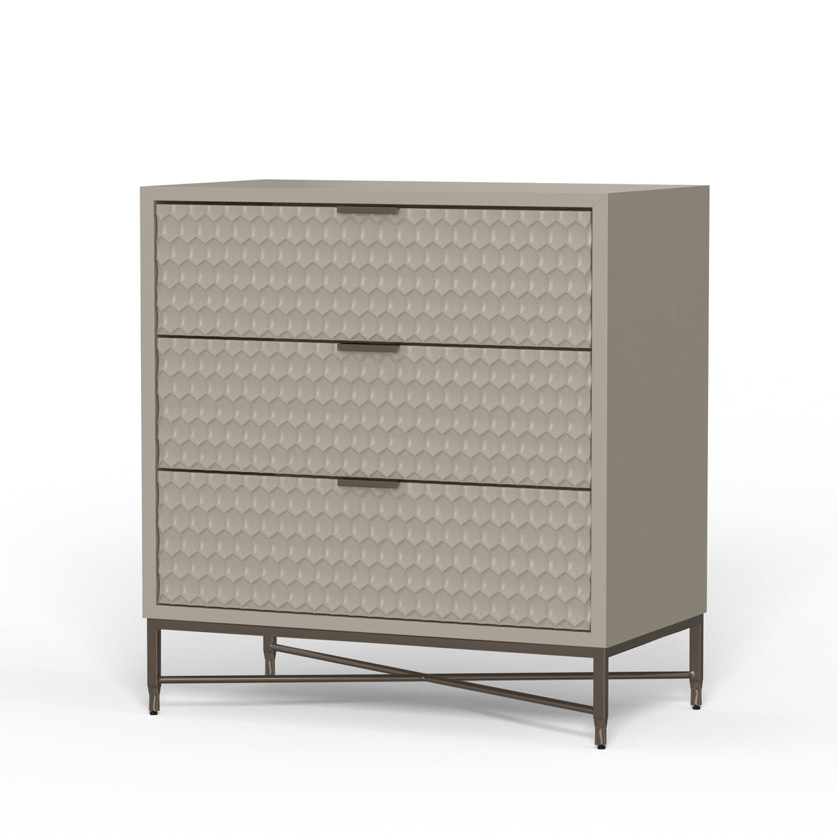 Milo Small Chest - Cement Gray