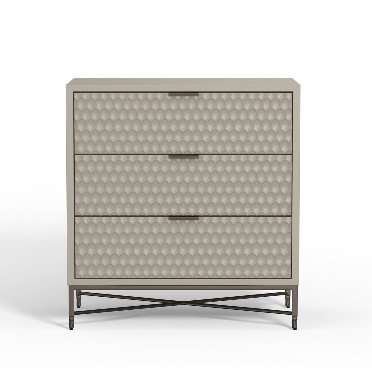 Milo Small Chest - Cement Gray