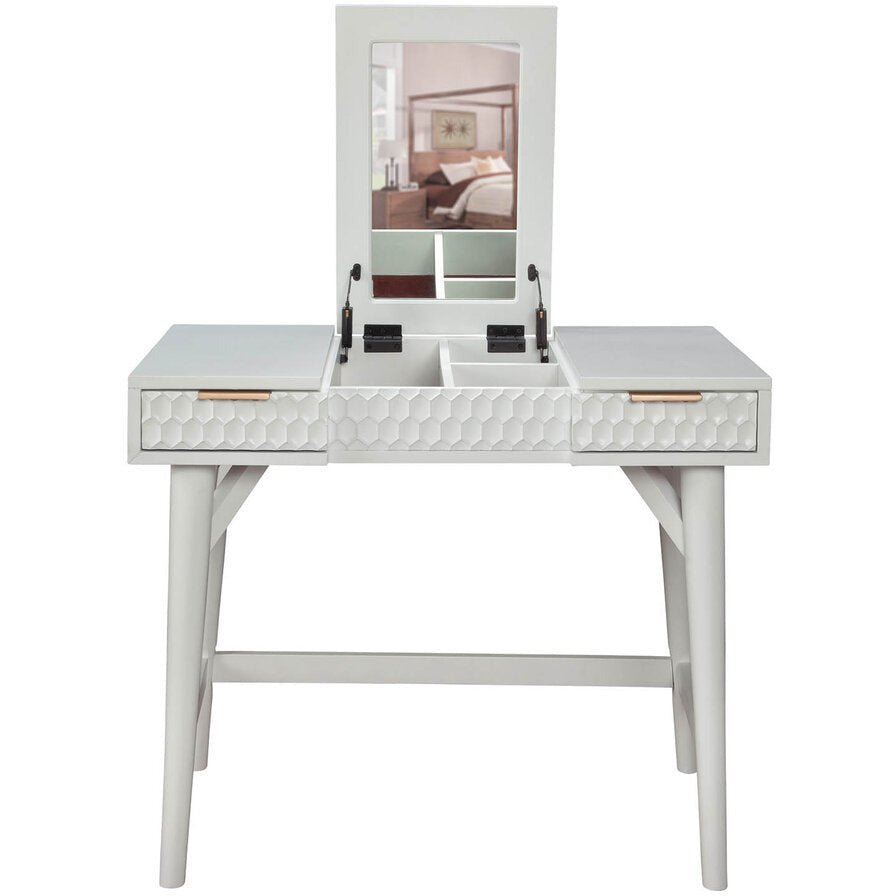 White Pearl Bedroom Vanity