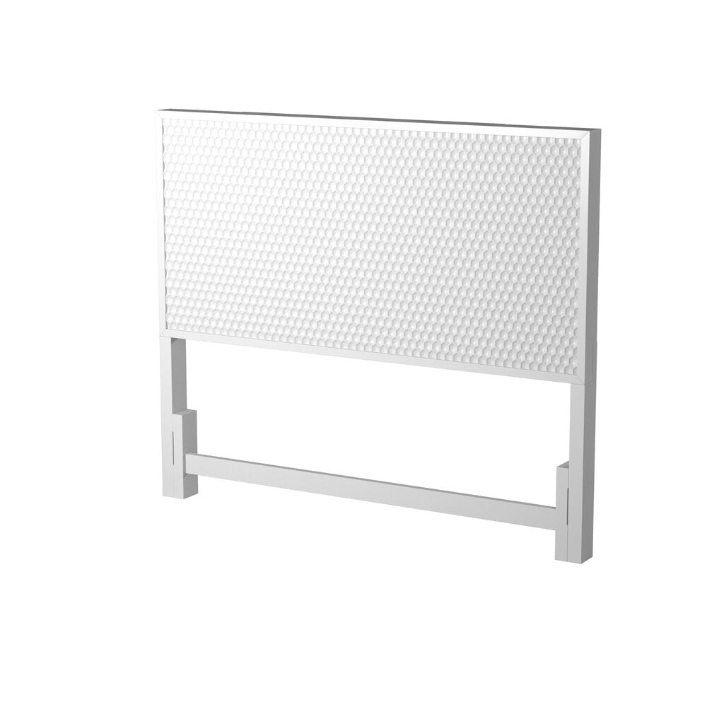 White Pearl Full Headboard