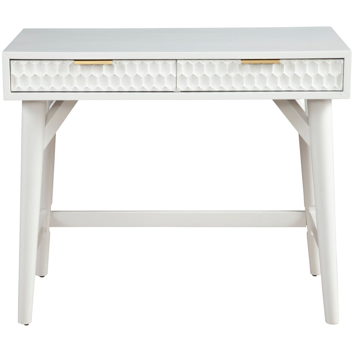 White Pearl Mini Desk