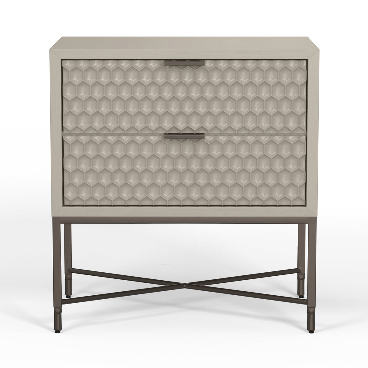 Milo Nightstand - Cement Gray