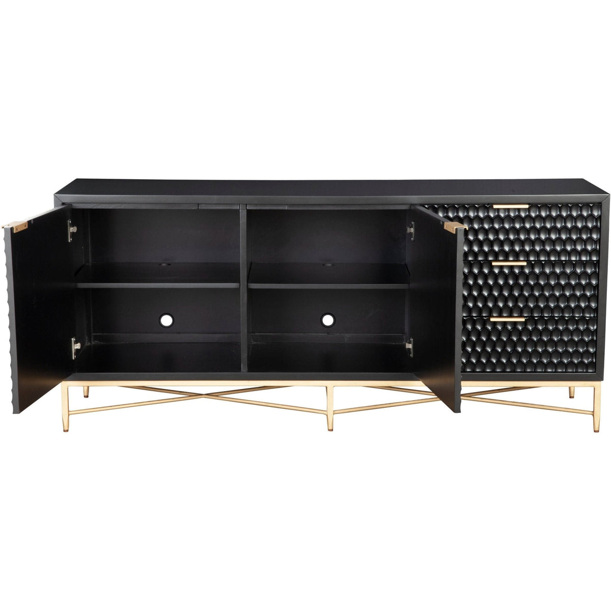 Black Pearl TV Console