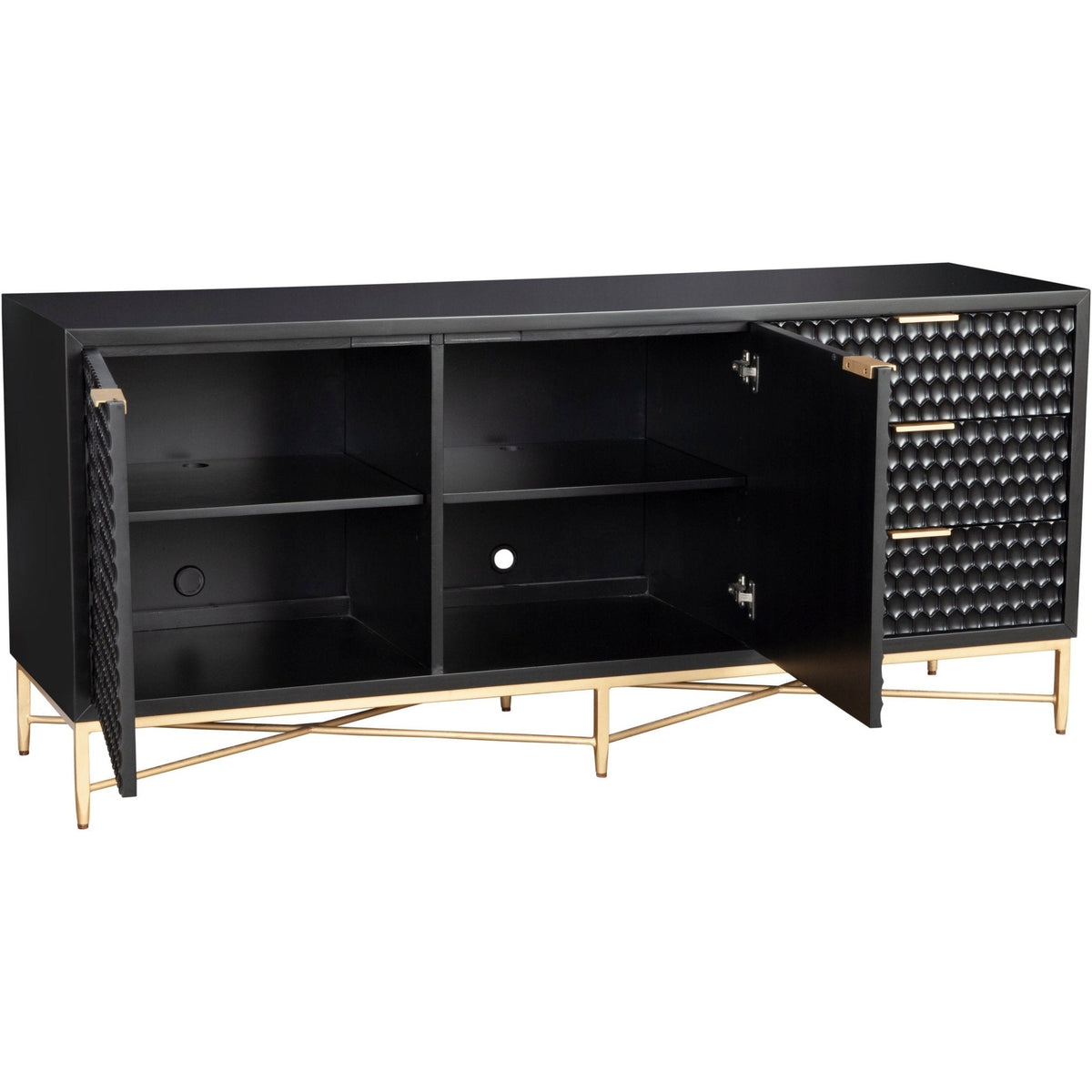Black Pearl TV Console