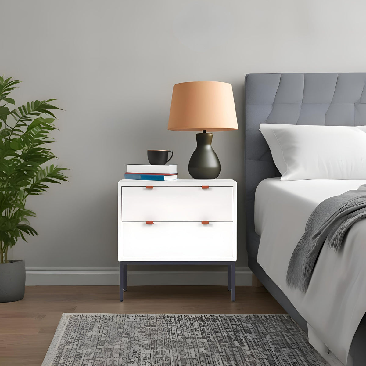 Wilma Nightstand, White