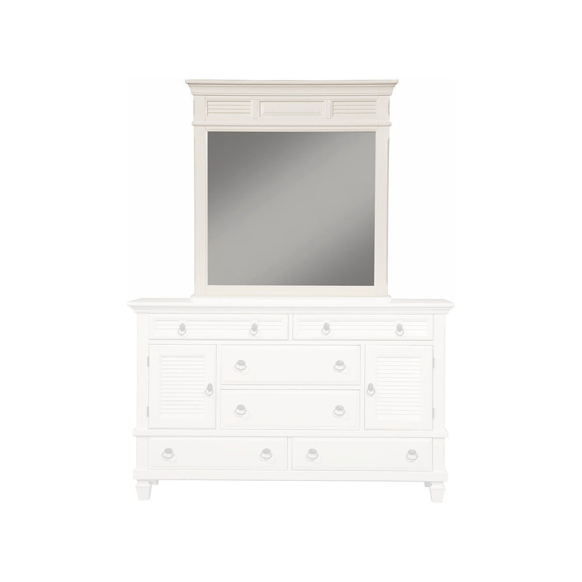 Winchester Dresser Mirror, White