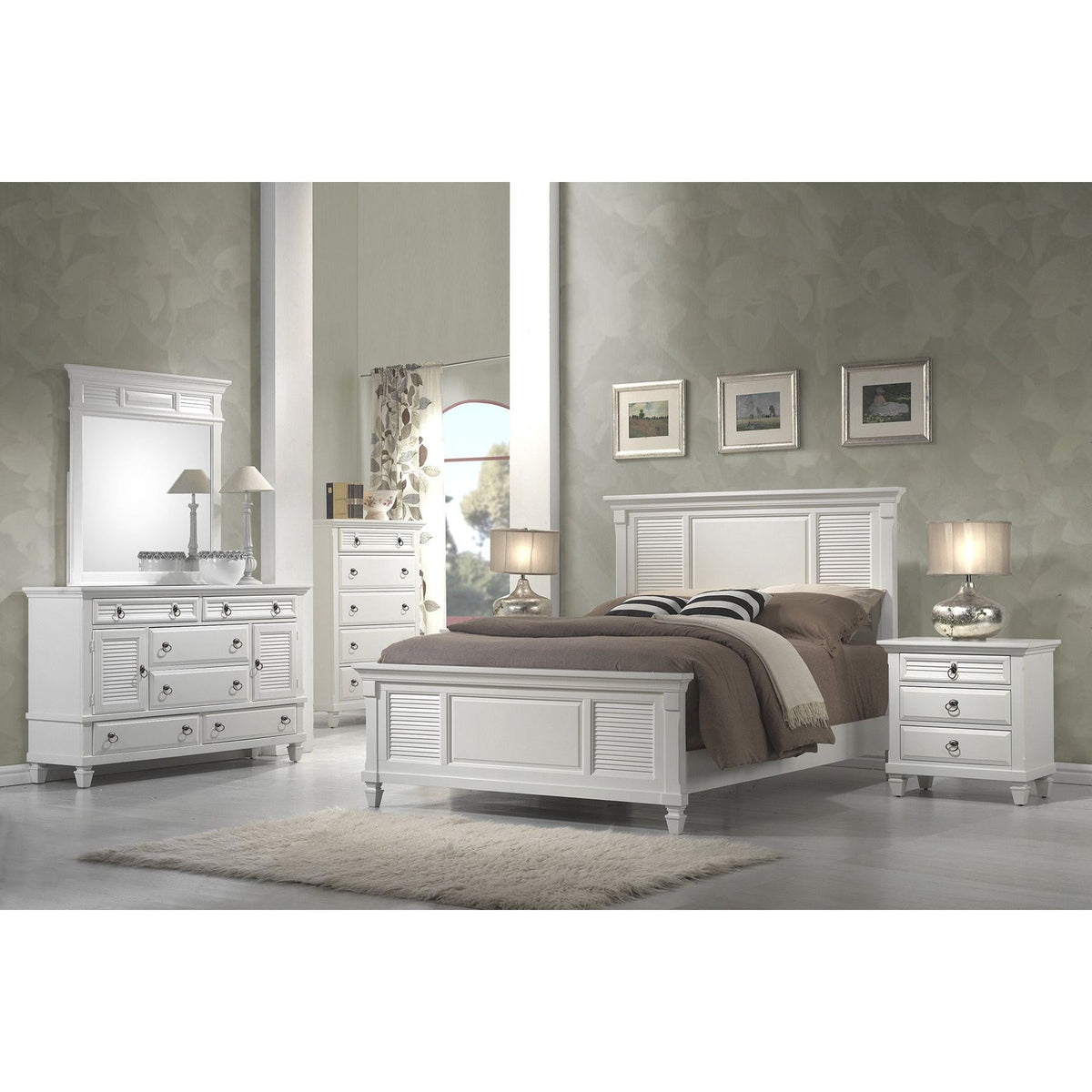Winchester Dresser Mirror, White