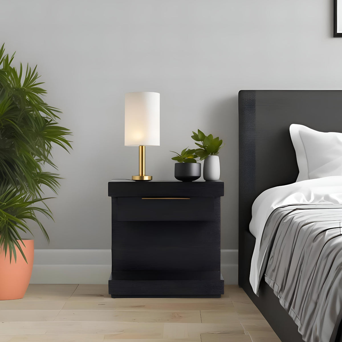 Xavier Nightstand, Black