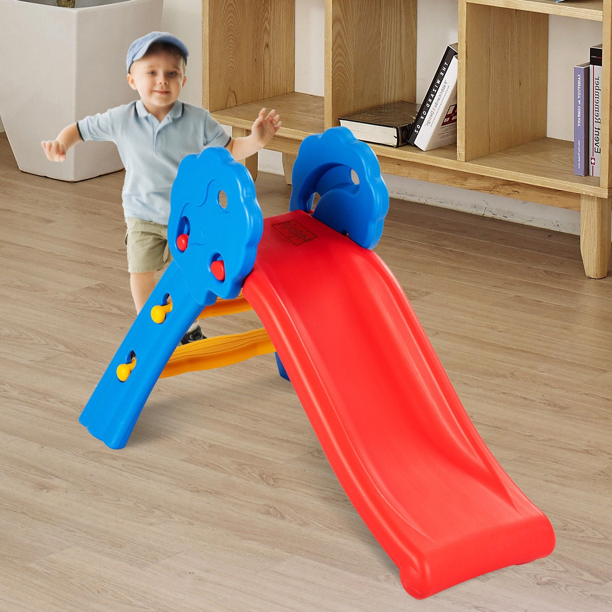 Indoor Outdoor Children Folding Up, Down Slide