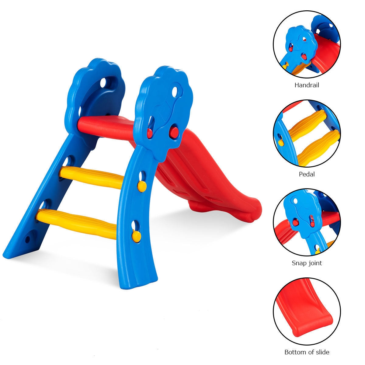 Indoor Outdoor Children Folding Up, Down Slide